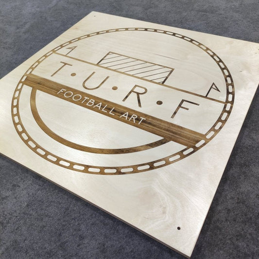 Logo in legno personalizzato / Logo aziendale / Display market stall/ Display logo/ targa in legno incisa / Segno commerciale creativo /