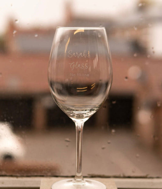 bicchiere  da vino personalizzati con incisione laser nomi, loghi invia il tuo design regalo / bar / ristoranti / hotel /bnb