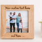 Portafoto personalizzato in legno con incisione laser perfetto regalo per amica nozze matrimonio san valentino