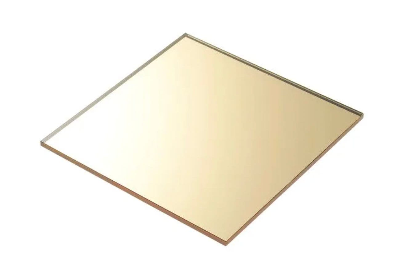 plexiglas specchiato argento oro 2mm acrilico 2mm plexi 2mm  pmma metacrilato acrilico trasparente taglio laser o su misura lastre plexiglas