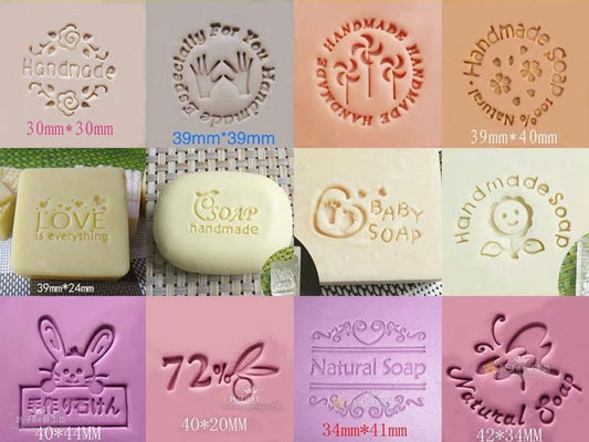 Timbro plexiglas Saponetta, Timbro personalizzato,  Sapone fatto a mano, Timbro sapone, Forniture sapone,Timbro sapone logo, Stampo sapone