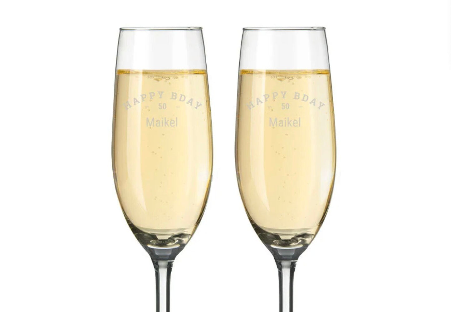 flute da champagne spumante prosecco personalizzati con incisione laser nomi, loghi invia il tuo design regalo / bar / ristoranti / hotel