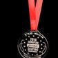 medaglie in plexiglas trasparente personalizzate per gare competioni corse maratone
