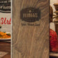 portamenu in legno fatti a mano Portamenu 1-10-50-100 pz in legno naturale, mogano, ebano personalizzati con incisione laser logo ristorante