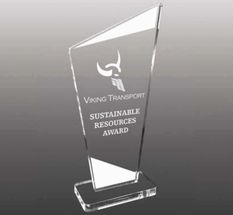 premio moderno con logo in plexiglas trofeo economici Mini premio acrilico inciso al laser personalizzato premiazione in plexiglas coppa