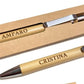 penna in legno personalizzata nome idea regalo Penna a Sfera in Legno Scrittura Penna a Sfera in Legno di Bambù, Natura Ecologico