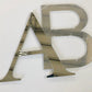 lettere Iniziali per matrimoni / Cake Topper Lettere dorate decorazione parete  / Lettere acriliche personalizzati lettere in plexiglas