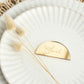 mezzaluna tag Segnaposto in plexiglass sagomato tagliato specchiato oro o argento taglio laser Battesimo / Matrimonio / Nozze / Comunione