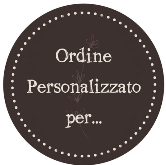 ordine personalizzato di chio