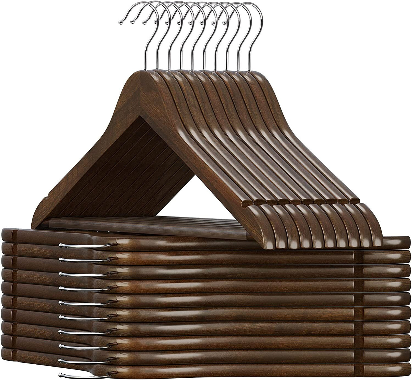 Appendiabiti KADAX in Legno con Intagli - Grucce Professionali per Abiti Appendiabiti KADAX in Legno con Intagli - Grucce Professionali per Abiti