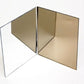 Plexiglass specchio oro 2 mm, specchio oro rettangolare, specchio plexiglass su misura, lastra plexiglass a specchio lucido