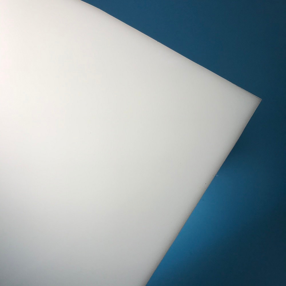 Pannello di plexiglass bianco latte coprente - 3mm - realizzare prodotti artigianali come paravento, coperture, mensole, targa