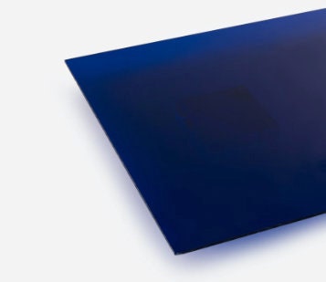 Lastra di plexiglass blu notte opal 3 mm lastre, plexiglass giallo diversi formati e colori, plexiglass colorato su misura