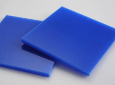 Lastra di plexiglass blu opal 3 mm lastre, plexiglass blu diversi formati e colori, plexiglass colorato su misura