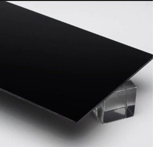 Fogli plexiglass nero lucido coprente 4 mm lastre plexiglass per coperture ideali per design e artigianato taglio lastre plexiglass