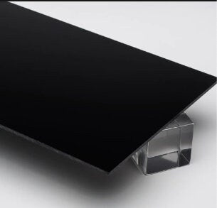 Plexiglass in lastre nero lucido coprente - 5mm - pannelli in plexiglass ideali per progetti di design, plexiglass su misura