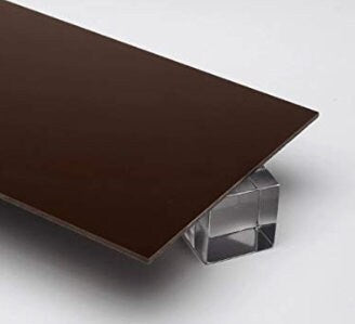 Pannello di plexiglass marrone scuro coprente 3 mm lastre / plexiglass colorato su misura / plexiglass marrone per design plexiglass