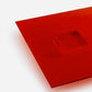 Plexiglass colorato su misura rosso trasparente 5 mm pannelli di plexiglass rosso per interior design lastre per coperture