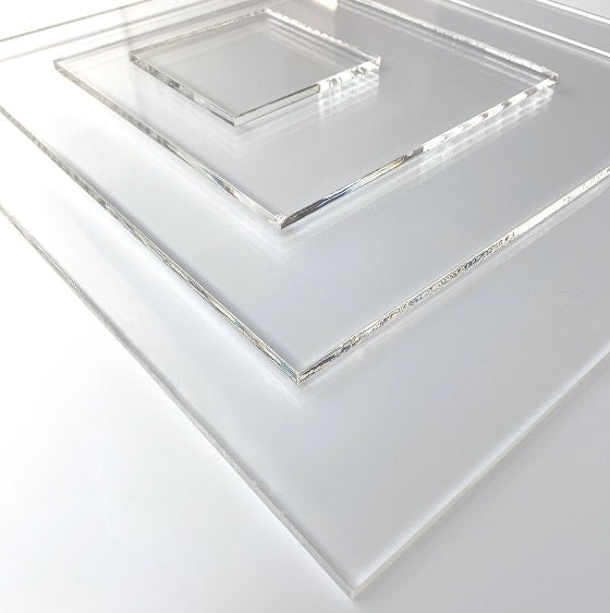 Lastra di plexiglass trasparente 8 mm, pannelli plexiglass su misura per  coperture, mensole, paraventi, scaffali -  Italia