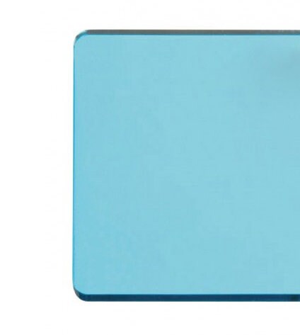 Fogli in plexiglass azzurro fumè lastra di plexiglass fumè acquamarina plexiglass colorato su misura spessore 10 mm