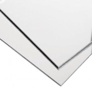 Lastra plexiglass a specchio lucido - pannello in plexiglas spessore 3 mm, plexiglass specchio argento, pannelli plexiglass su misura