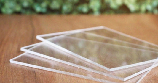Lastre plexiglass trasparente spessore 6 mm per design di illuminazione, targhe, segnaletica, oggetti di design, coperture