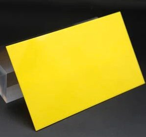 Pannello plexiglass giallo limone opal 3 mm lastre, plexiglass giallo diversi formati e colori, plexiglass colorato su misura