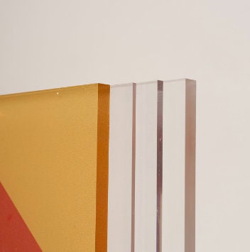 Pannello di plexiglass arancione trasparente 3mm lastre di plexiglass colorato su misura pannello di plexiglass rosso per interior design