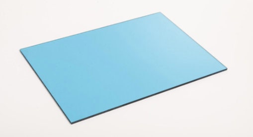 Lastra in plexiglass azzurro fumè spessore 8 mm pannello di plexiglass fumè acquamarina plexiglass colorato su misura