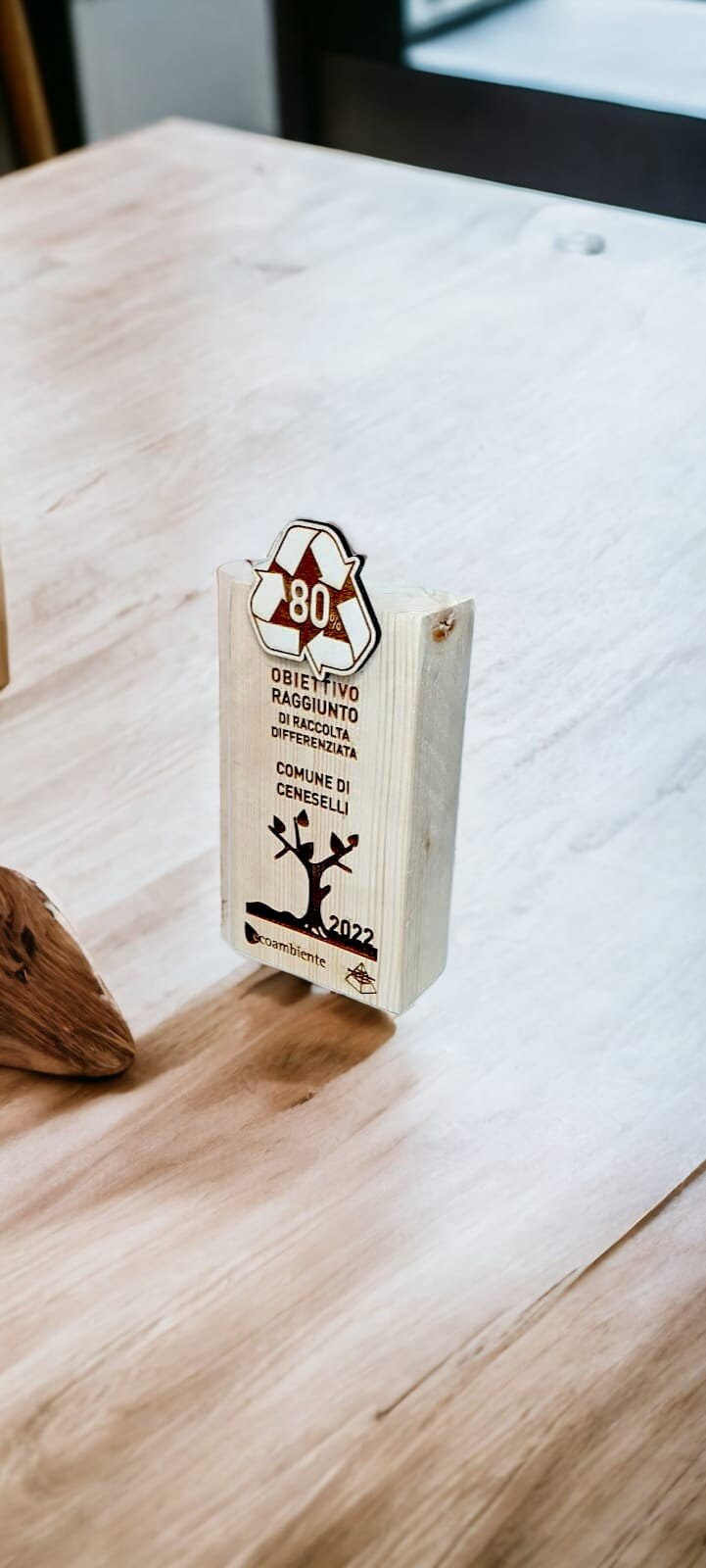1-100pz trofei personalizzati in legno con incisione laser per maratona basket calcio evento competizione